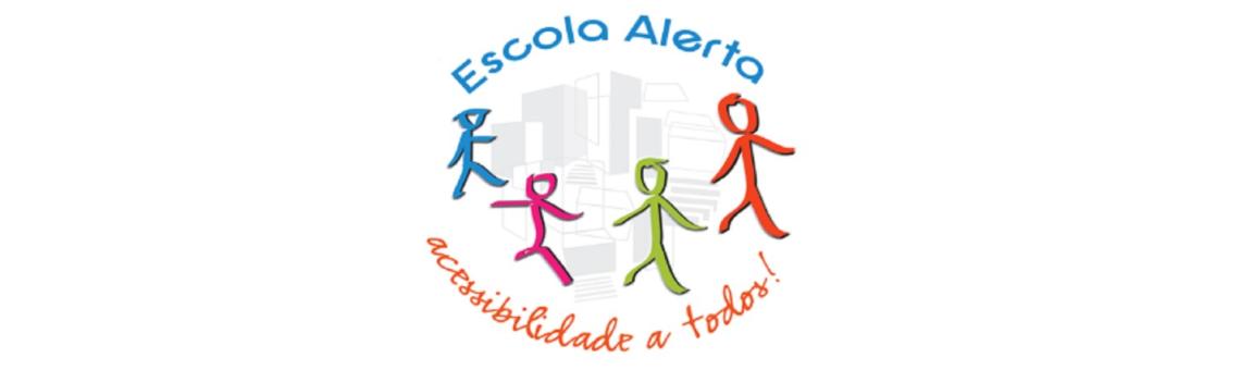 logotipo escola alerta alargado