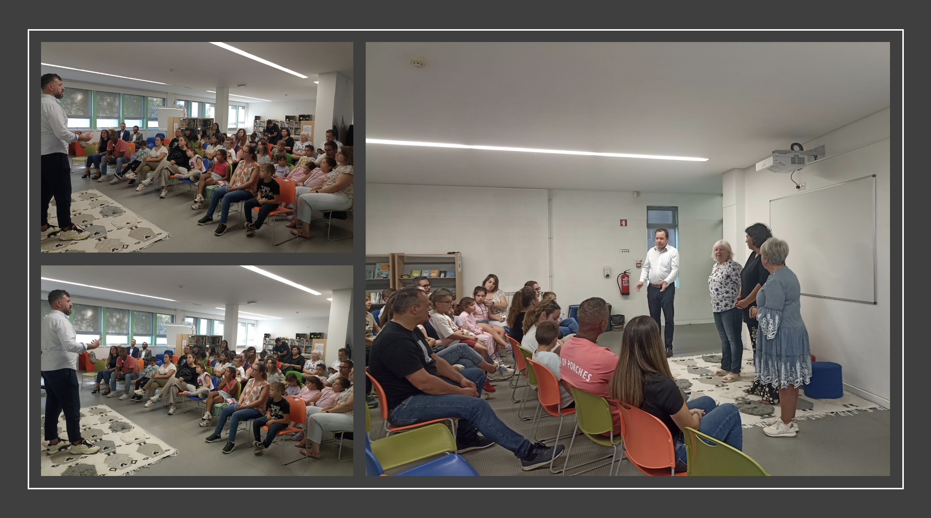 Pais e filhos do 2.ºA do Parque exploram o uso consciente dos ecrãs