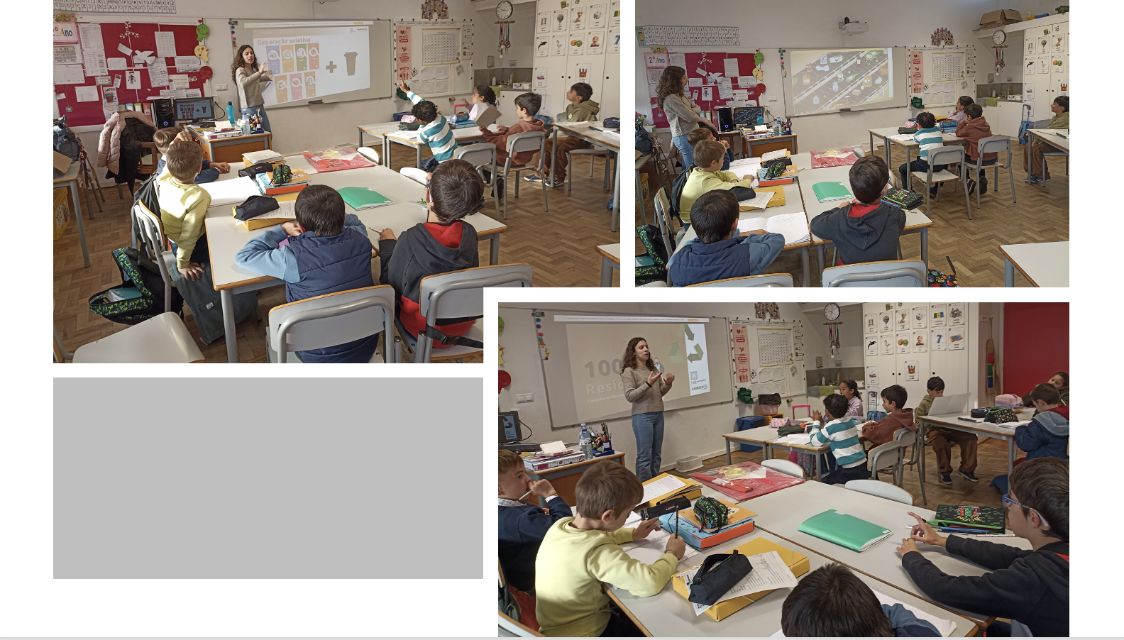 Atividade &ldquo;100% Res&iacute;duos&rdquo; na nossa escola!